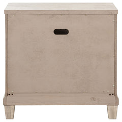 Pembroke Washed Oak 2-drawer Nightstand Bedside Table - Ornate Home