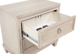 Pembroke Washed Oak 2-drawer Nightstand Bedside Table - Ornate Home