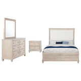 Pembroke Washed Oak 4-piece California King Bedroom Set - Ornate Home