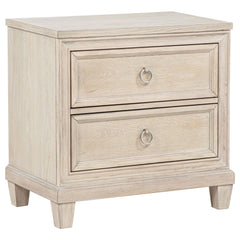 Pembroke Washed Oak 4-piece Eastern King Bedroom Set - Ornate Home