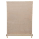 Pembroke Washed Oak 5-drawer Chest of Drawers - Ornate Home