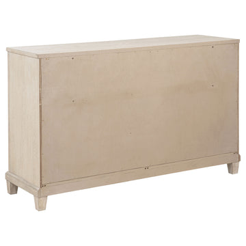 Pembroke Washed Oak 6-drawer Bedroom Dresser Cabinet - Ornate Home