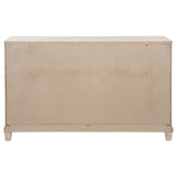 Pembroke Washed Oak 6-drawer Bedroom Dresser Cabinet - Ornate Home