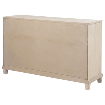 Pembroke Washed Oak 6-drawer Bedroom Dresser Cabinet - Ornate Home
