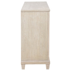 Pembroke Washed Oak 6-drawer Bedroom Dresser Cabinet - Ornate Home