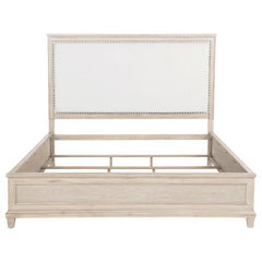 Pembroke Washed Oak 66-inch California King Panel Bed - Ornate Home