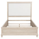 Pembroke Washed Oak 66-inch Queen Panel Bed - Ornate Home