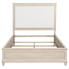 Pembroke Washed Oak 66-inch Queen Panel Bed - Ornate Home