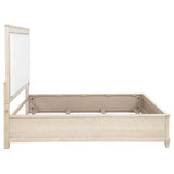 Pembroke Washed Oak 66-inch Queen Panel Bed - Ornate Home