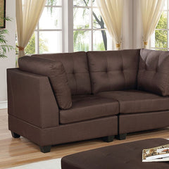 Pencoed Brown Loveseat - Ornate Home