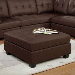 Pencoed Brown Ottoman - Ornate Home