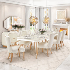 Pendant Gold 18-Light Round Crystal Chandelier - Ornate Home