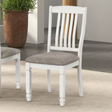 Pendola Rustic White 7 Piece Dining Set - Ornate Home