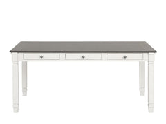 Pendola Rustic White Dining Table - Ornate Home