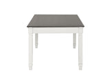 Pendola Rustic White Dining Table - Ornate Home