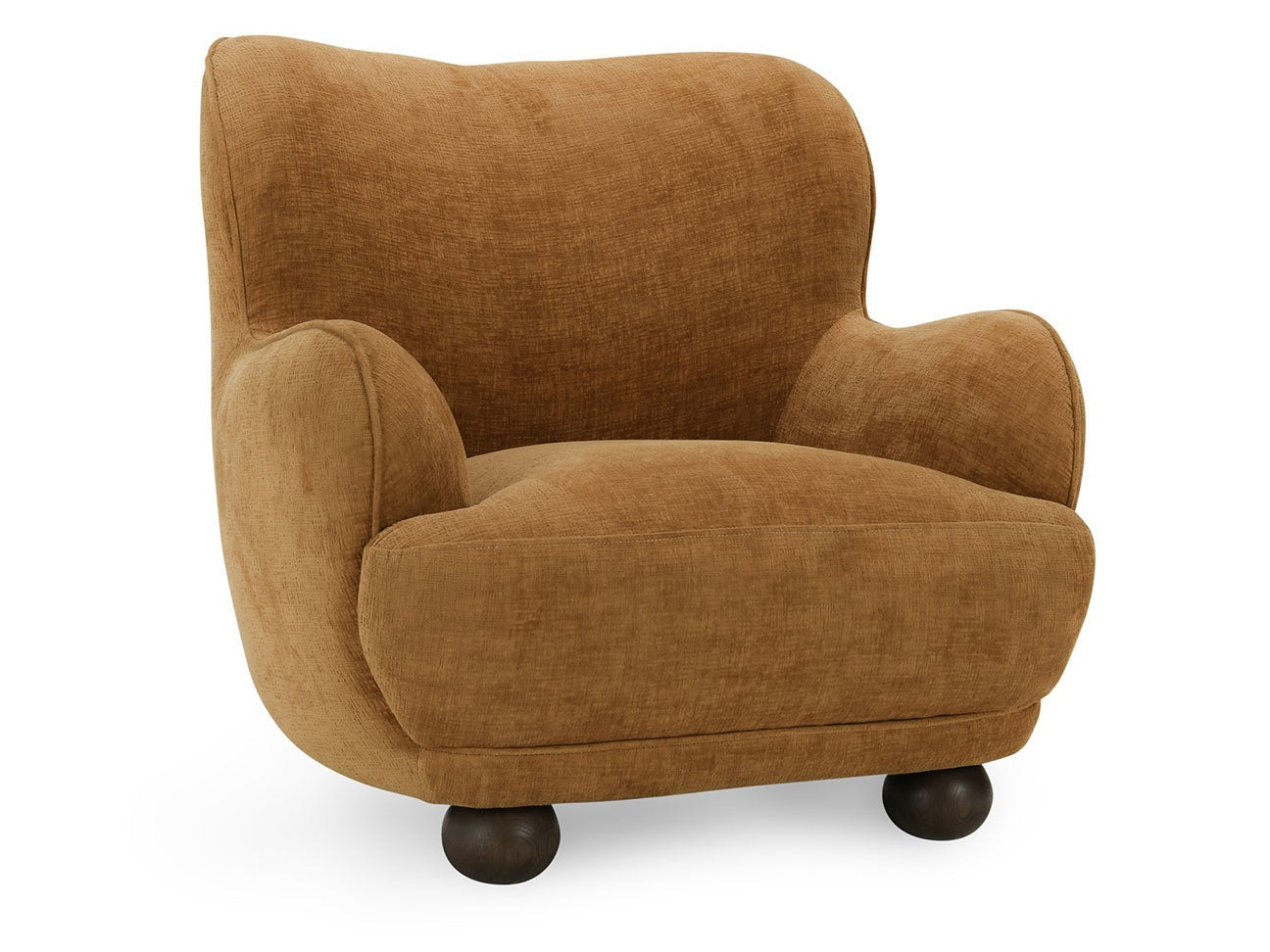 Penelope Amber Upholstered Accent Chair - Ornate Home