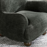 Penelope Forest Green Upholstered Accent Chair - Ornate Home