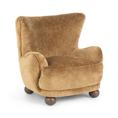Penelope Golden Ember Accent Chair - Ornate Home