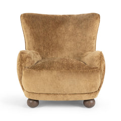 Penelope Golden Ember Accent Chair - Ornate Home