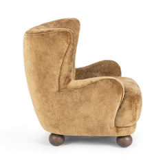 Penelope Golden Ember Accent Chair - Ornate Home