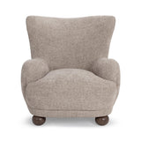 Penelope Mushroom Taupe Accent Chair - Ornate Home