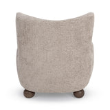 Penelope Mushroom Taupe Accent Chair - Ornate Home