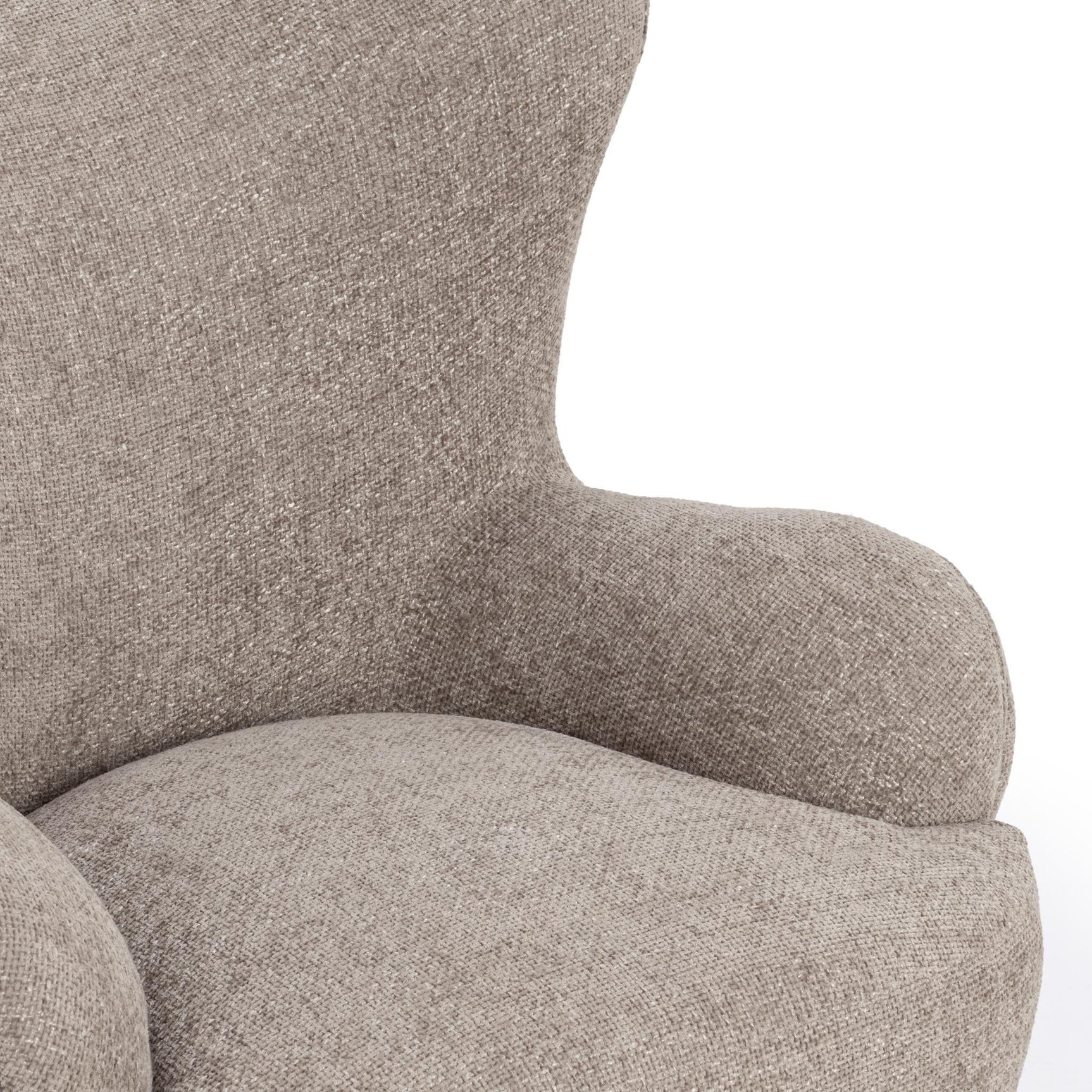 Penelope Mushroom Taupe Accent Chair - Ornate Home