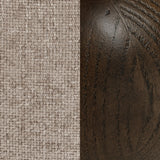 Penelope Mushroom Taupe Accent Chair - Ornate Home