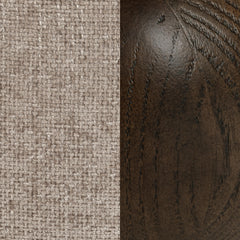 Penelope Mushroom Taupe Accent Chair - Ornate Home