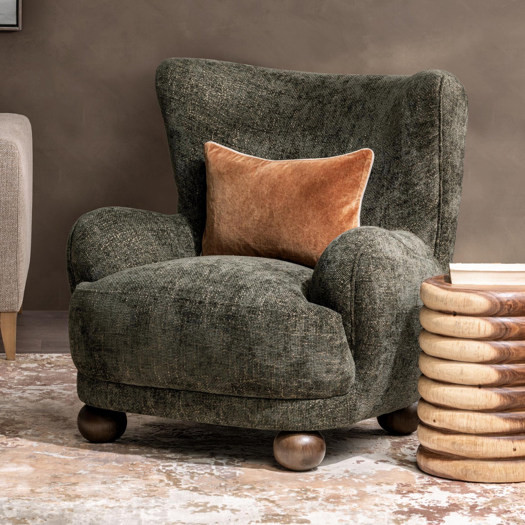 Penelope Winter Fir Accent Chair - Ornate Home
