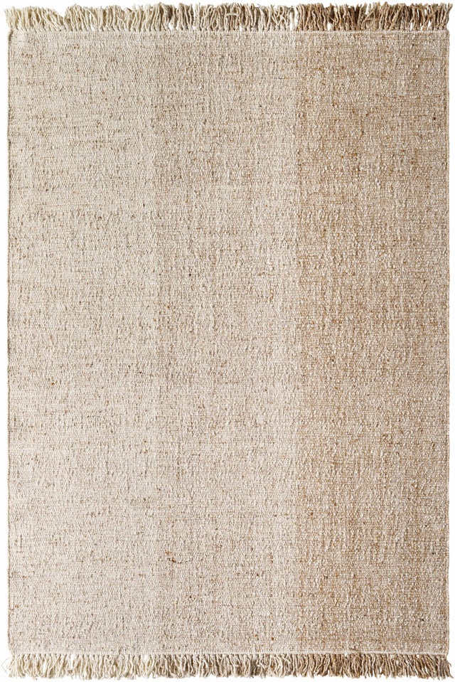 Penha Beige Monochrome Wool Area Rug - Clearance - Ornate Home