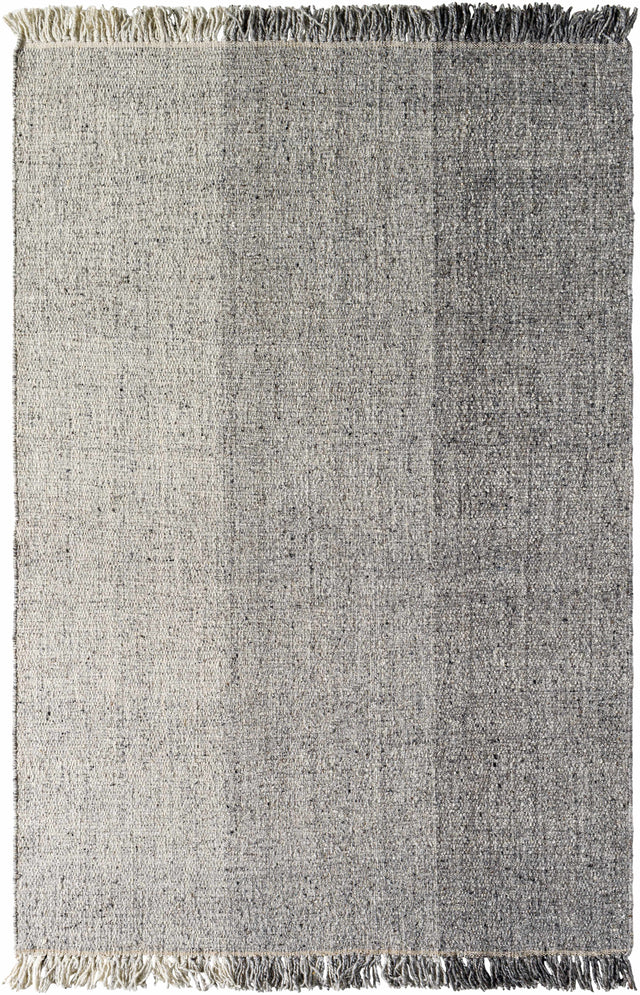 Penha Gray Monochrome Wool Area Rug - Clearance - Ornate Home