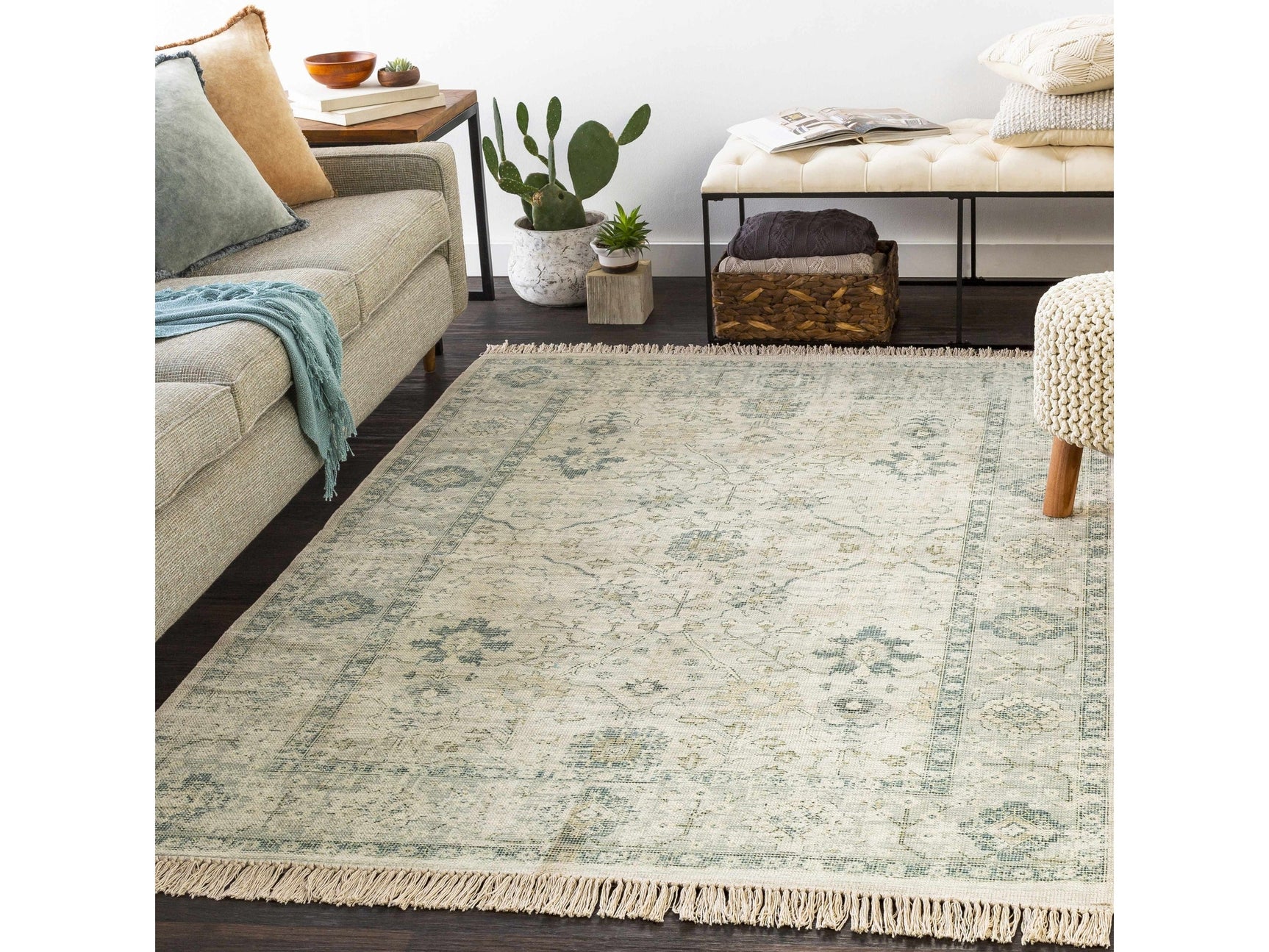 Penkridge Sage Persian Rug - Ornate Home