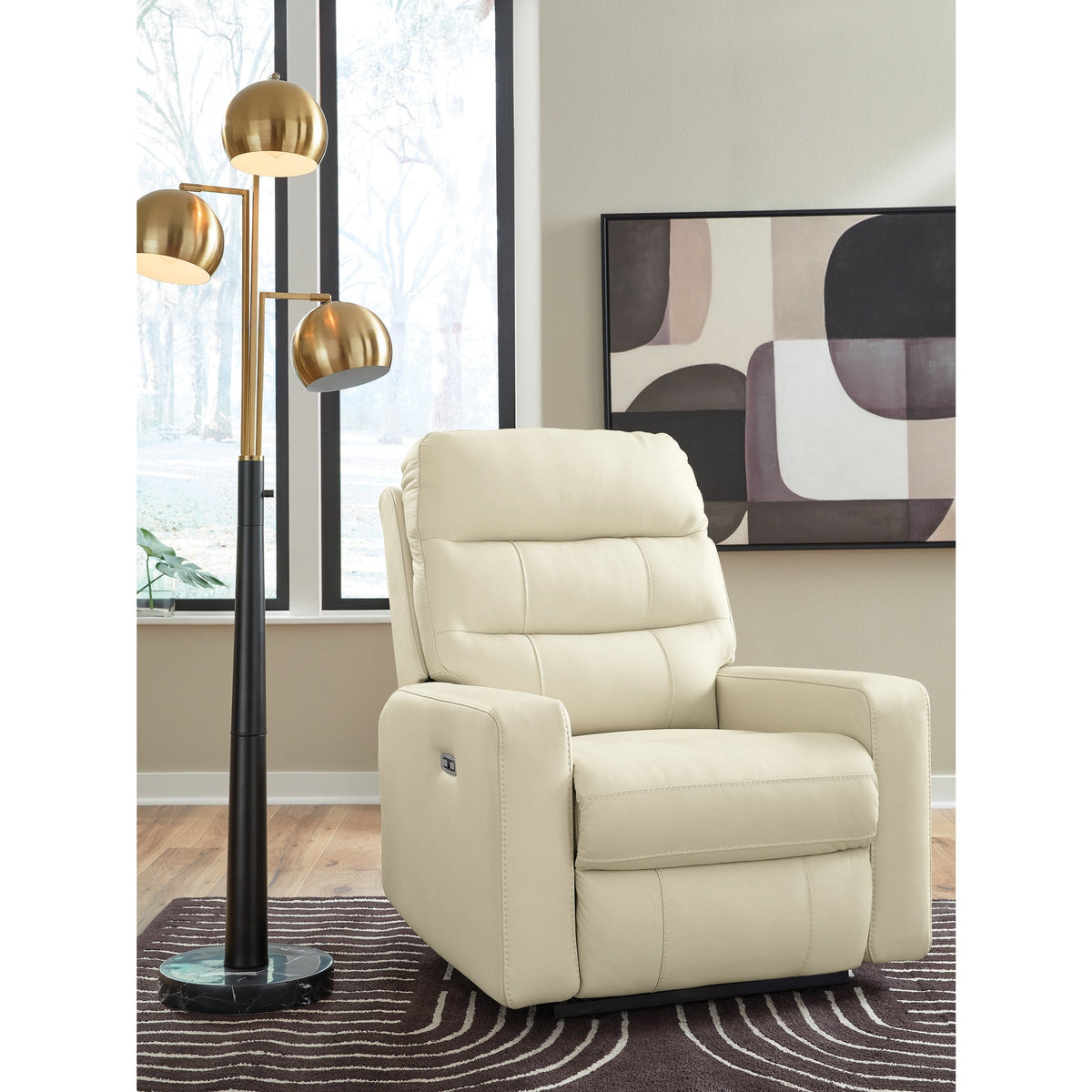 Ashley Furniture Pennacle Pier Canvas Power Recliner | Ornate Home