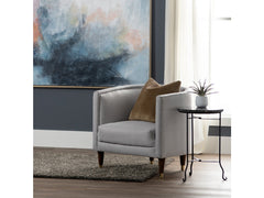 Pennington Black/Brown Petrified Wood Accent Table - Ornate Home