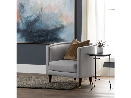 Pennington Black/Brown Petrified Wood Accent Table - Ornate Home