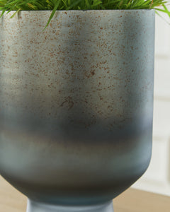 Pennmore Antique Blue Vase (12''H) - Ornate Home