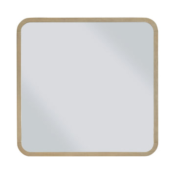 Penny Beveled Glass Wall or Dresser Mirror in Buff Cream - Ornate Home
