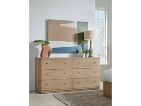 Penny Buff Cream Six Drawer Dresser - Ornate Home