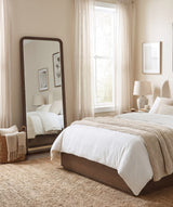 Penny Chocolate Mousse Floor Mirror - Ornate Home