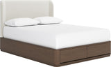 Penny Chocolate Mousse Full Storage Bed