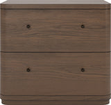 Penny Chocolate Mousse Nightstand - Ornate Home