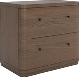 Penny Chocolate Mousse Nightstand - Ornate Home