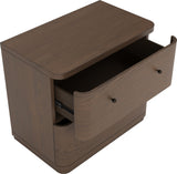 Penny Chocolate Mousse Nightstand - Ornate Home