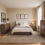 Penny Chocolate Mousse Queen Bed - Ornate Home