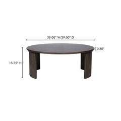 Penny Dark Brown Large Coffee Table - Ornate Home