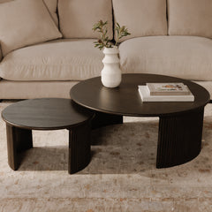Penny Dark Brown Small Coffee Table - Ornate Home