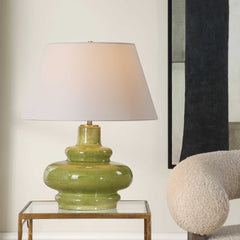 Penny Moss Green Table Lamp - Ornate Home