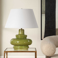 Penny Moss Green Table Lamp - Ornate Home