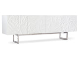 Penrose White Plaster Entertainment Credenza - Ornate Home